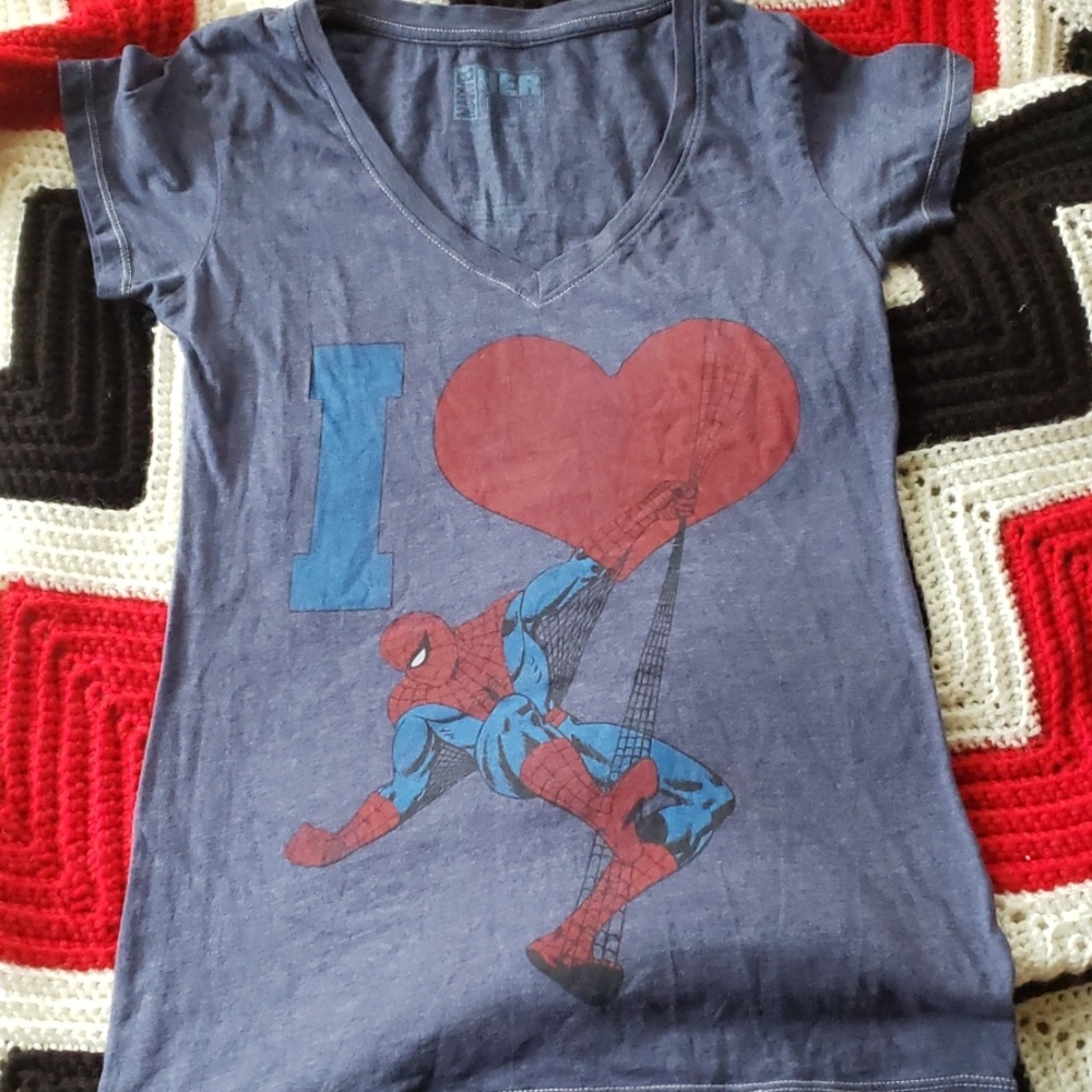 I Love Spiderman shirt